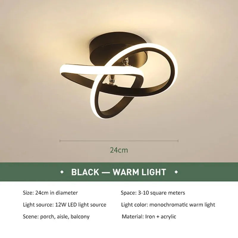 Moderne LED Streifen Gang Decken Lampe